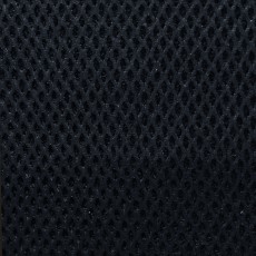 이태리 수입원단 / FW  다이마루 폴리혼방 매쉬 더블지 쿠션감 / 1743 #3 Black